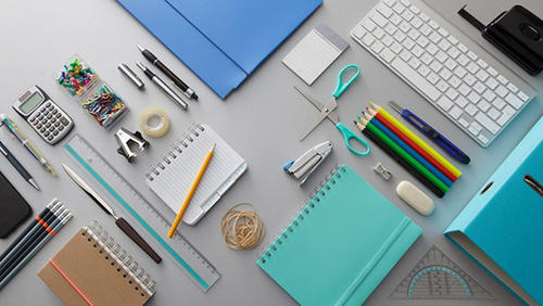Colorization of student stationery design